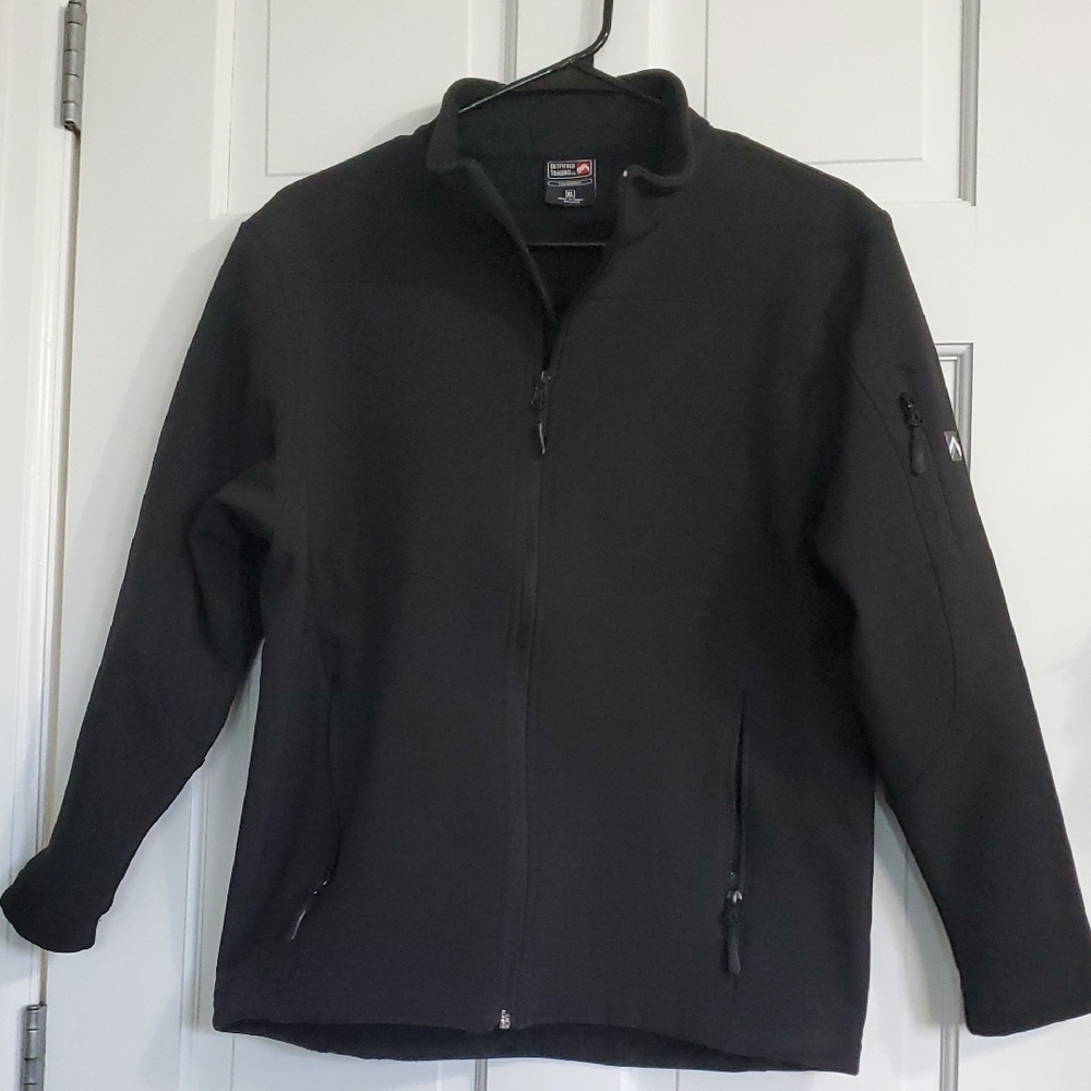 Outfitter Trading CO Performace Black Softshell Jacket Youth XL(or Adult Xs/S)